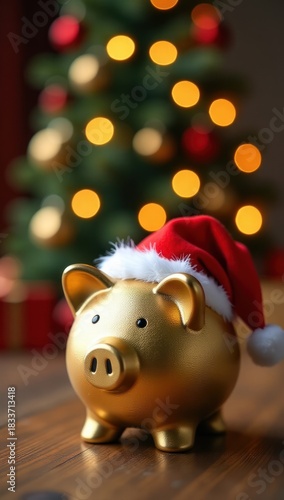Christmas Financial Planning and Holiday Saving Concept