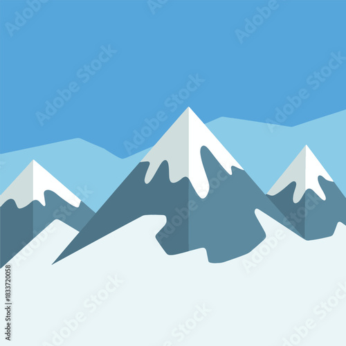 Snow-Covered Mountains