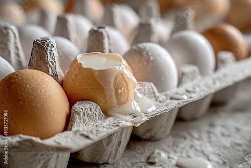 eggs in carton