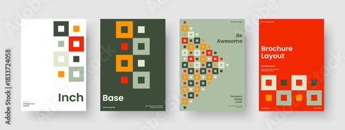 Geometric Business Presentation Design. Abstract Book Cover Template. Isolated Banner Layout. Report. Background. Poster. Flyer. Brochure. Handbill. Portfolio. Advertising. Pamphlet. Brand Identity