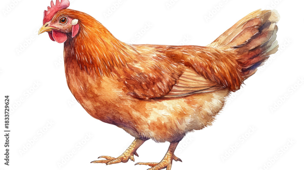 Fototapeta premium Yellow baby chick with soft fluffy feathers and clear detailed features creating a bright adorable young bird isolated on white background
