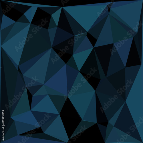Stunning modern geometric background with deep blue tones for professional design projects