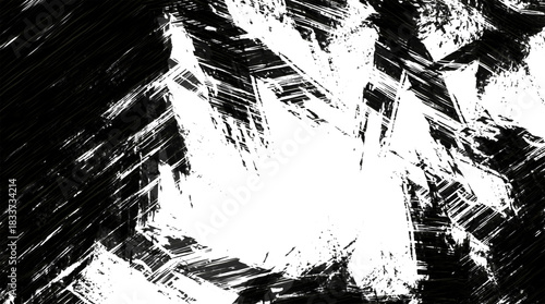 Black Grunge Scratch Abstract Background Template