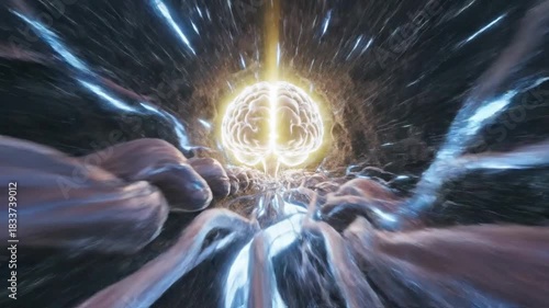 Energetic Vagus Nerve Electric Impulse Gut-Brain Connection