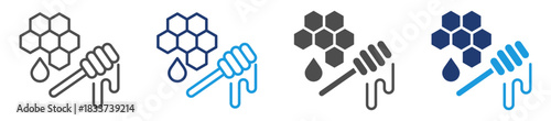 honey icon sheet with multiple style