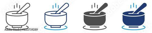 soup icon sheet with multiple style