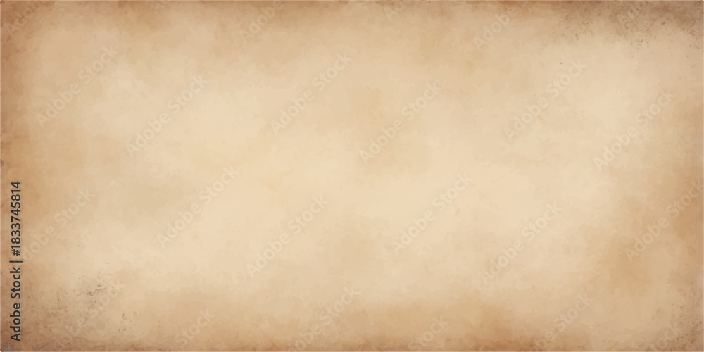 Fototapeta premium A vintage old paper texture background with a brown parchment grunge pattern