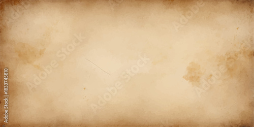 Aged vintage brown paper texture background with grungy parchment page