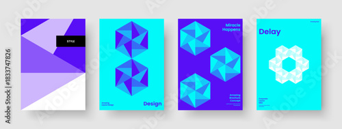 Geometric Business Presentation Layout. Creative Poster Design. Isolated Report Template. Brochure. Book Cover. Banner. Flyer. Background. Newsletter. Leaflet. Handbill. Advertising. Notebook
