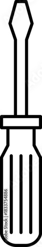 Screwdriver Outline Tool Icon
