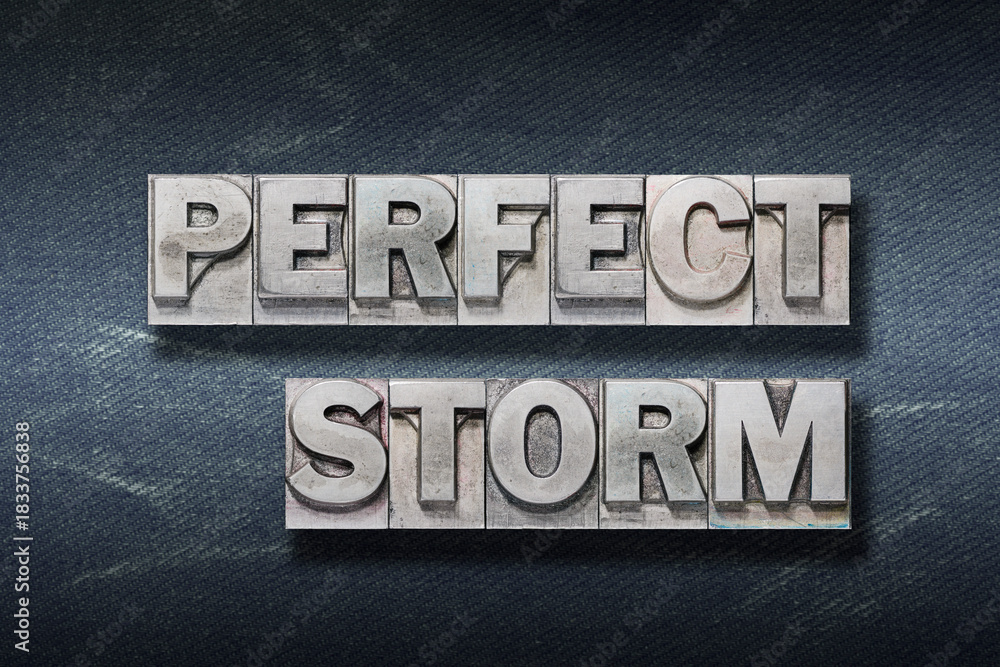 Naklejka premium perfect storm den