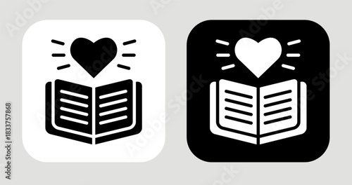 Guiding Ethics Icon In Black and White Glyph Style