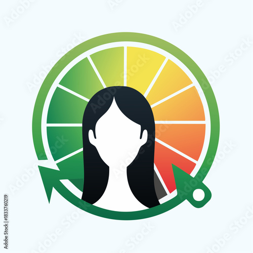 Emotional Health and Wellness Tracker Icon