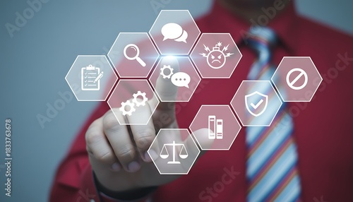 Hate speech, incitement to hatred and bullying as forms of social pressure. Social media interactions and cyber bullying problem business finance web concept. hate, business, love, concept