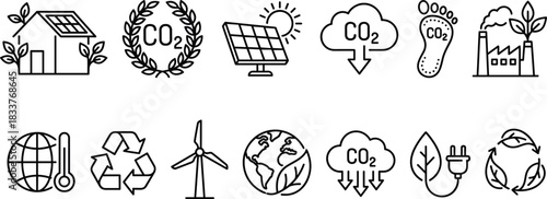 Success and Achievement Icon Set Target, Medal, Trophy, Crown, Certificate, Mountain Flag, Goals, and Career Ladder Outline Vector Collection