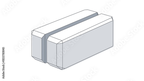 black folder isolated on white