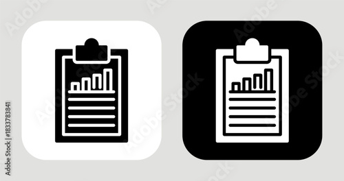 Market Gap Icon In Black and White Glyph Style