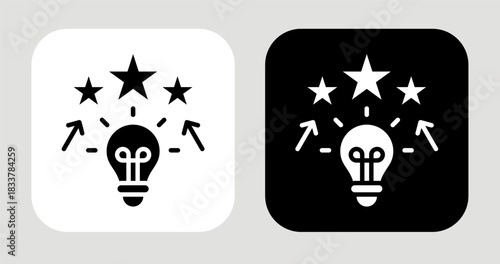 Next Potential Icon In Black and White Glyph Style