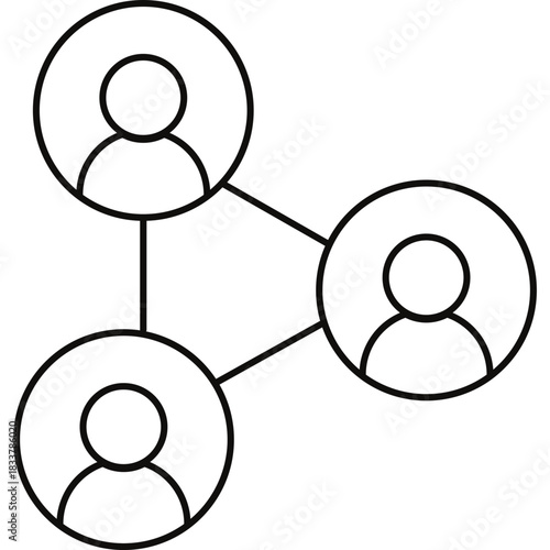 Networking Icon Illustration