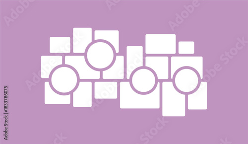 Pictures or photos frame collage layout abstract photo frames and digital photo wall template
