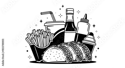 Modern abstract banner design with dynamic shapes and lines