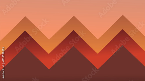 Abstract red vector illustration featuring a financial growth chart with an arrow pointing up, symbolizing success and market finance