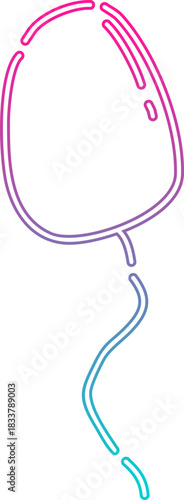 Neon Gradient Balloons