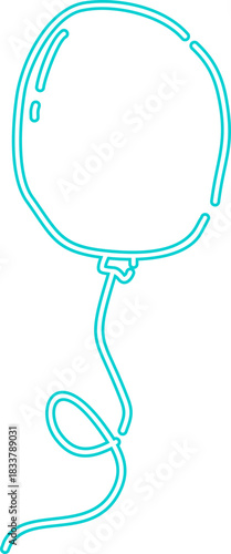 Neon Gradient Balloons