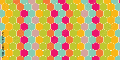 honeycomb vector pattern for design textiles and backgrounds