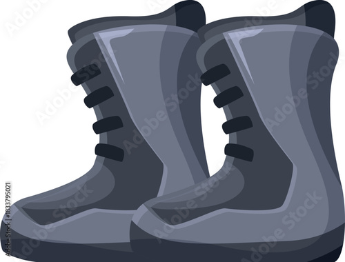 Snowboarding boots provide warmth and support for winter sports enthusiasts hitting the slopes