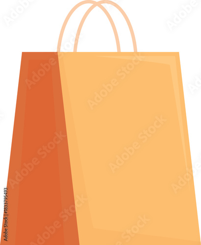 Vibrant shopping bag representing the excitement of purchasing and consumer culture