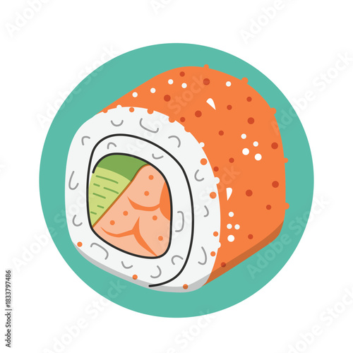 California Roll japanese sushi