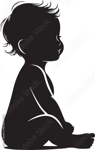 pregnant woman silhouette