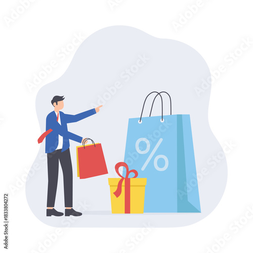 Sale Event Vector Flat Style Icon EPS 10 File