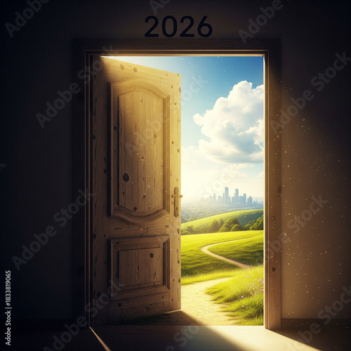 Open door to 2026, path to success, future opportunities and possibilities