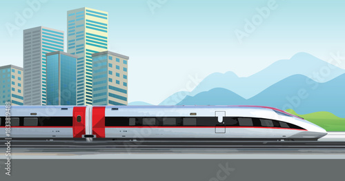 icon modern transport train