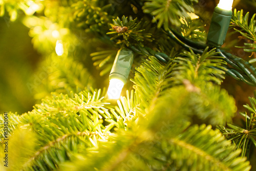 Christmas Holiday Lightening Celebration Background