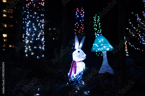 Christmas Holiday Lightening Celebration Background