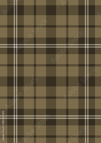 Seamless vector illustration of a pink checkered plaid fabric pattern or tartan textile design