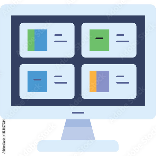 Online Catalog Illustration