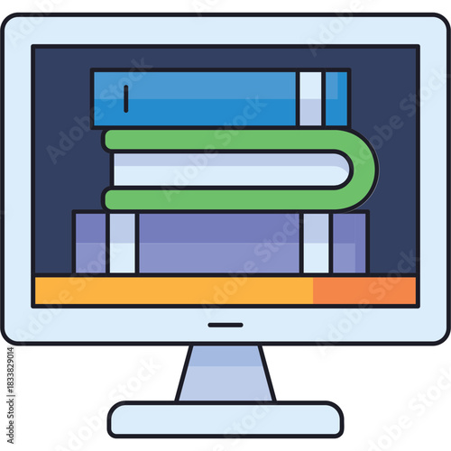 Digital Library Sticker