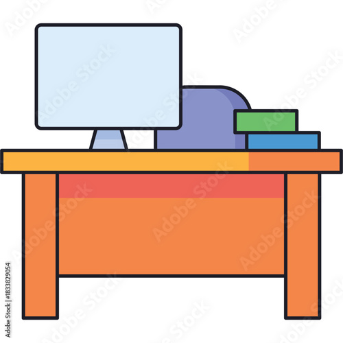 Librarian Desk Sticker