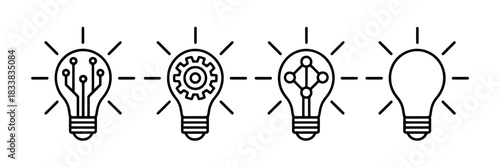 Idea generation process from technology to mechanics to human connection to blank