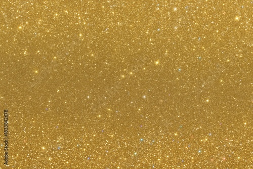 Glitter gold sparkle texture background.