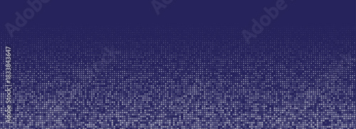 Modern dotted halftone gradient texture. Vanishing polka dot background. eps10