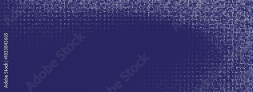 modern blue grunge dotted halftone gradient texture. Vanishing polka dot background. vector eps10 background