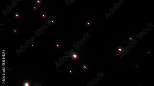 Falling Sparkle Light Effect Animation