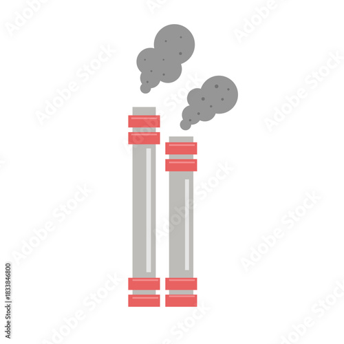 air pollution with dust PM2.5 concept