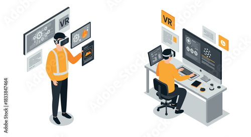 Virtual reality in workplace: interactive technology and innovation