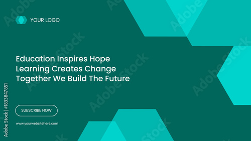 Flat Cartoon Thumbnail Illustration for International Day of Education Hand-Drawn Background